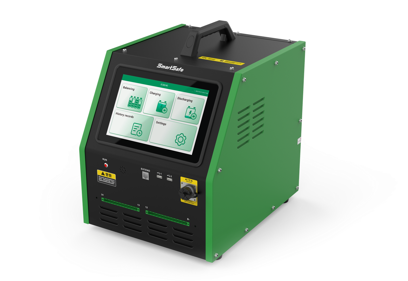 ECB-240 – Equipo integral de carga, descarga y ecualización de baterías EV